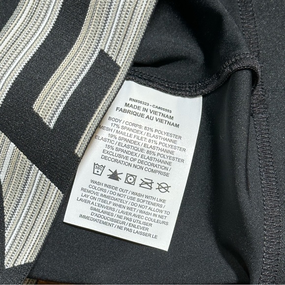 NWT Ladies NIKE PRO DRI-FIT Black Cropped Sleeveless Graphic Training Top XS - Picture 8 of 10